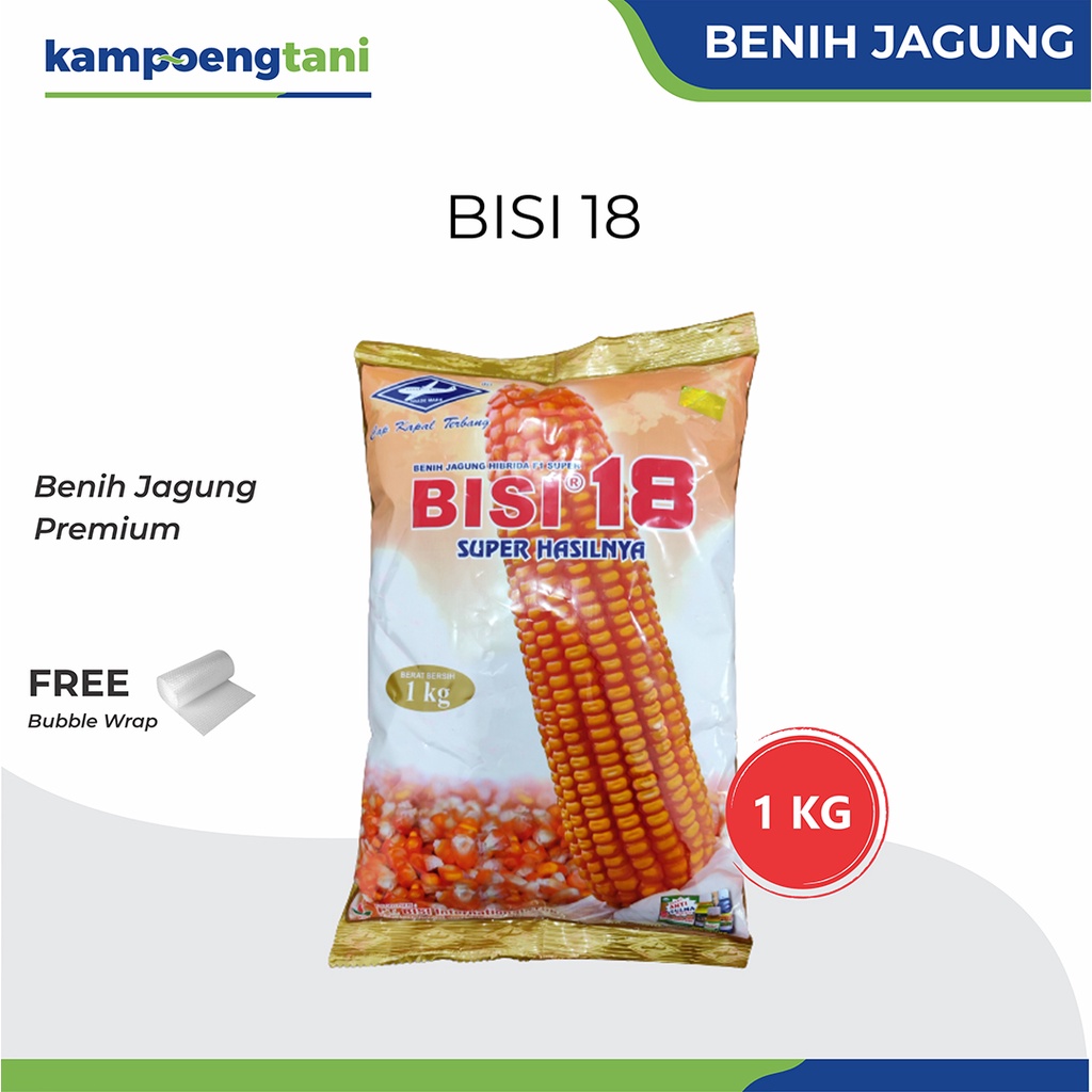 Jual Benih Jagung Bisi 18 Hibrida Bisi18 Kemasan 1 Kg Ori Cap Kapal ...