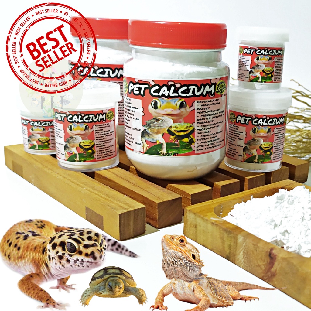 Jual KALSIUM REPTILE PET CALCIUM kalsium reptil gecko vitamin suplemen ...