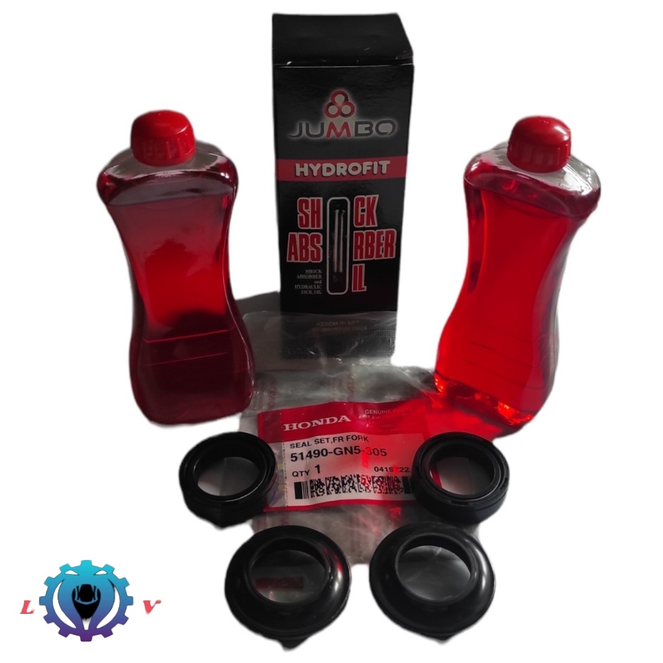 Jual Paket Oli Shock JUMBO Seal shock GN5 Seal debu ORI HONDA Shopee