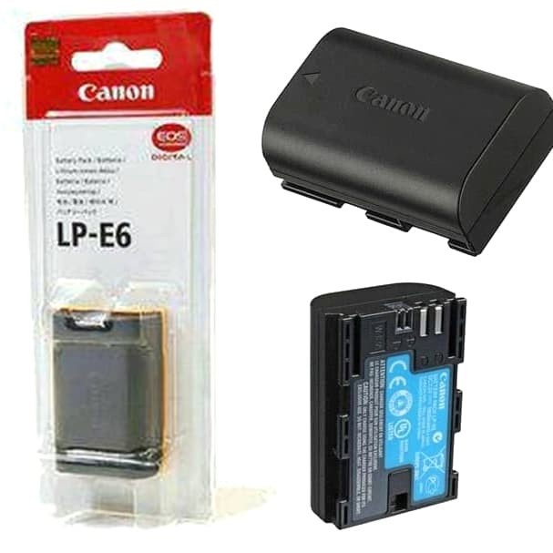 Batterie PATONA Platinum LP-E6 USB-C Pour Canon - 2250mAh - Compatible EOS 5D, R5, R6, 90D, 7D, Etc.