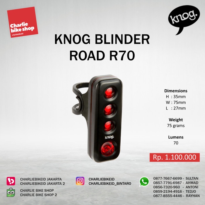 knog blinder road r70 rear