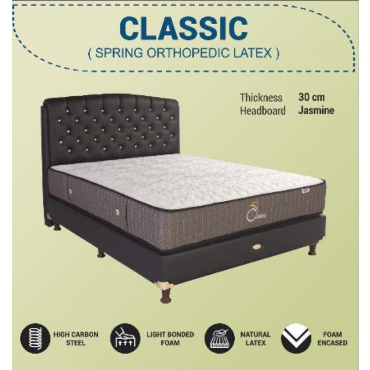 Jual Eversoft Springbed CLASSIC ( Spring Orthopedic Latex ) | Shopee ...