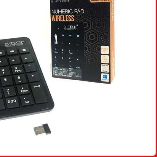 Jual M-Tech Keyboard Numeric Wireless USB 2.4GHz - Keypad Numerik ...