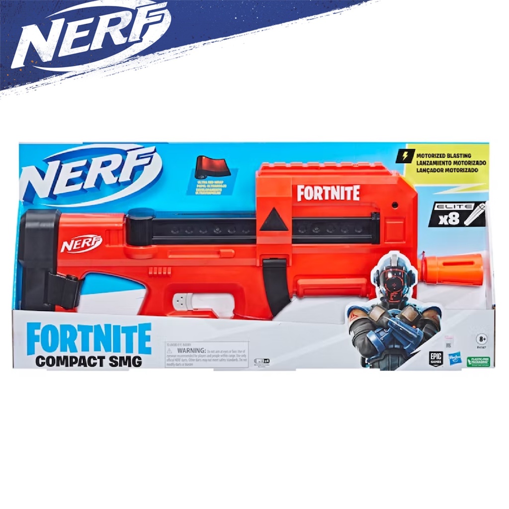 Jual NERF Fortnite Compact SMG Motorized Blaster | Shopee Indonesia