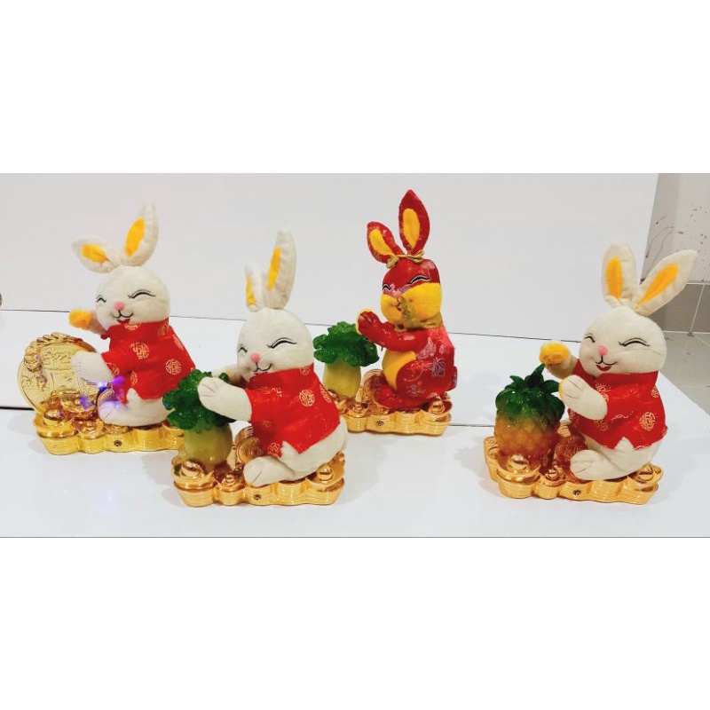 Jual Patung Imlek 2023 / Pajangan Sincia / Dekorasi Kelinci Imlek