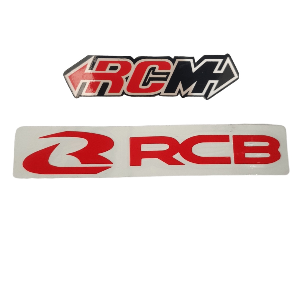 Jual STIKER STICKER LOGO EMBLEM RCB RACINGBOY RACING BOY BLOCK BLOK ...