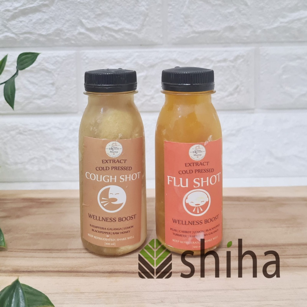 Jual WELLNESS SHOT 100ml Cough Shot Flu Shot Brothmama Broth Mama