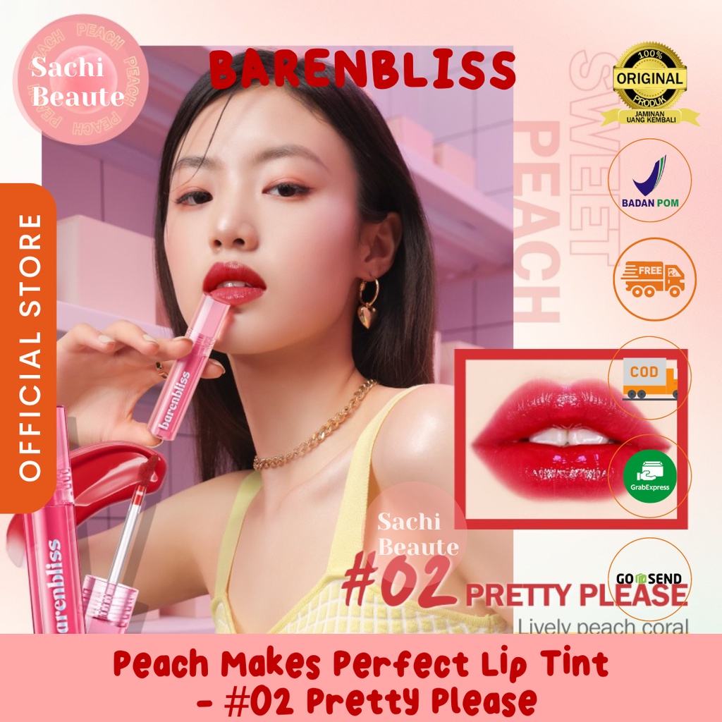 Jual BNB BarenBliss BarenBlis Baren Bliss Peach Makes Perfect Lip Tint ...