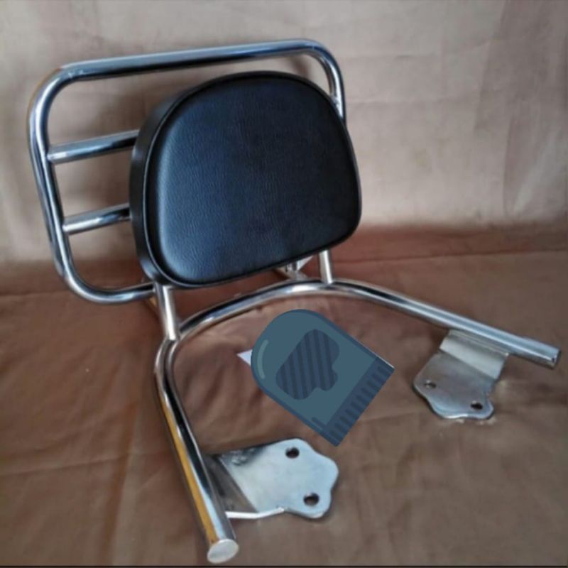Jual Back Rack/Sandaran Belakang Plus Bantalan Buat Honda Scoopy New ...