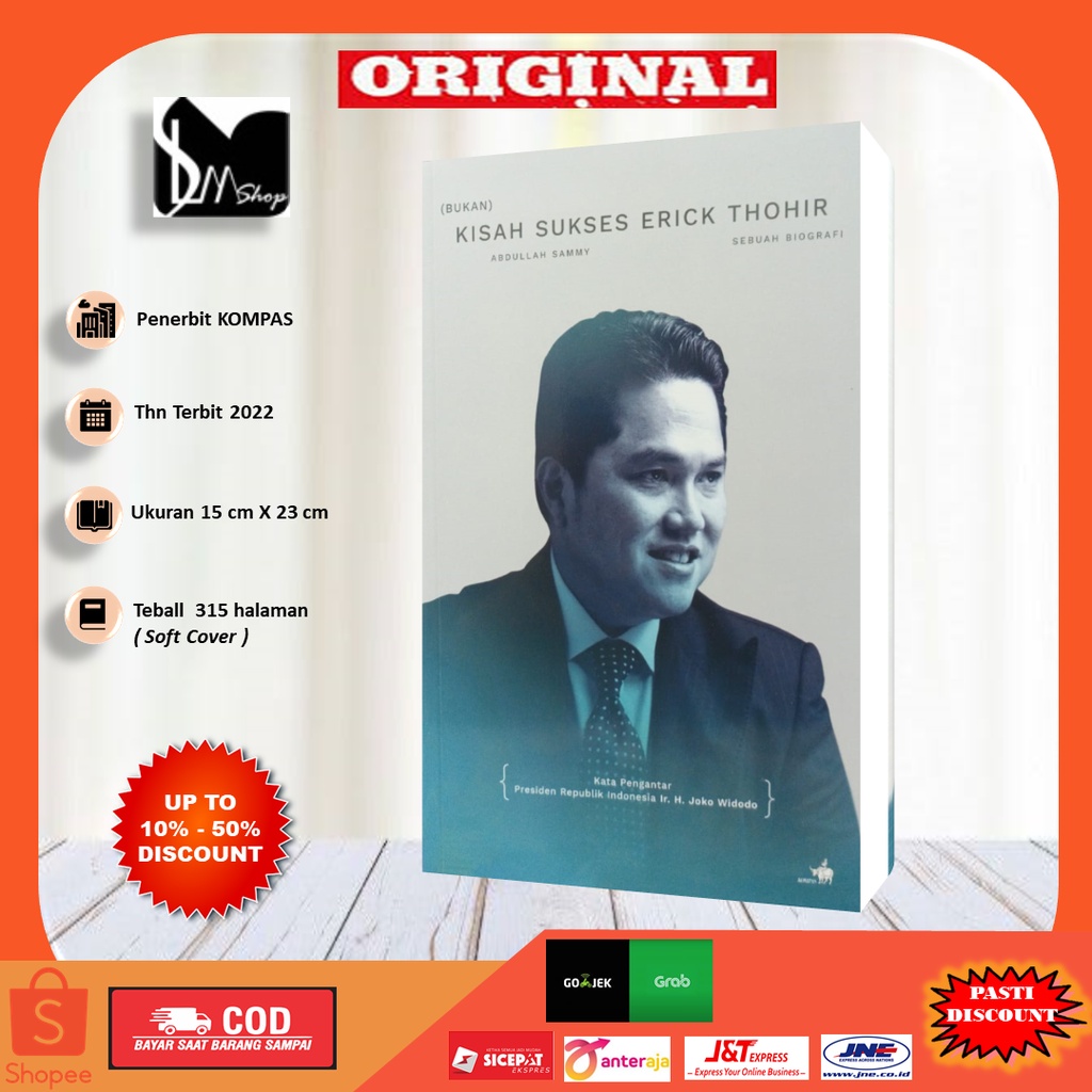 Jual Buku Bukan | Kisah Sukses Erick Thohir | Shopee Indonesia