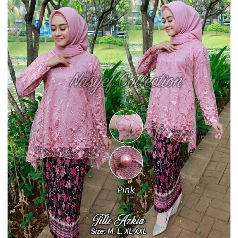 Jual Cod Outfit Azkia Kebaya Modern Kebaya Oesta Kebaya Untuk