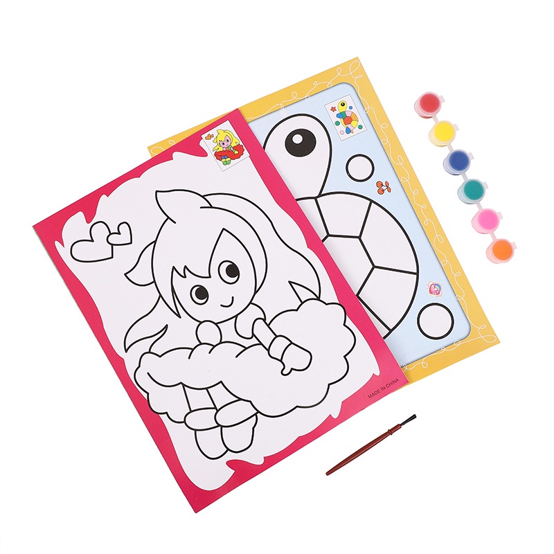 Jual Toko1234. DIY COLORING JUMBO ukuran 19*26 Cm / Mewarnai / Mainan ...