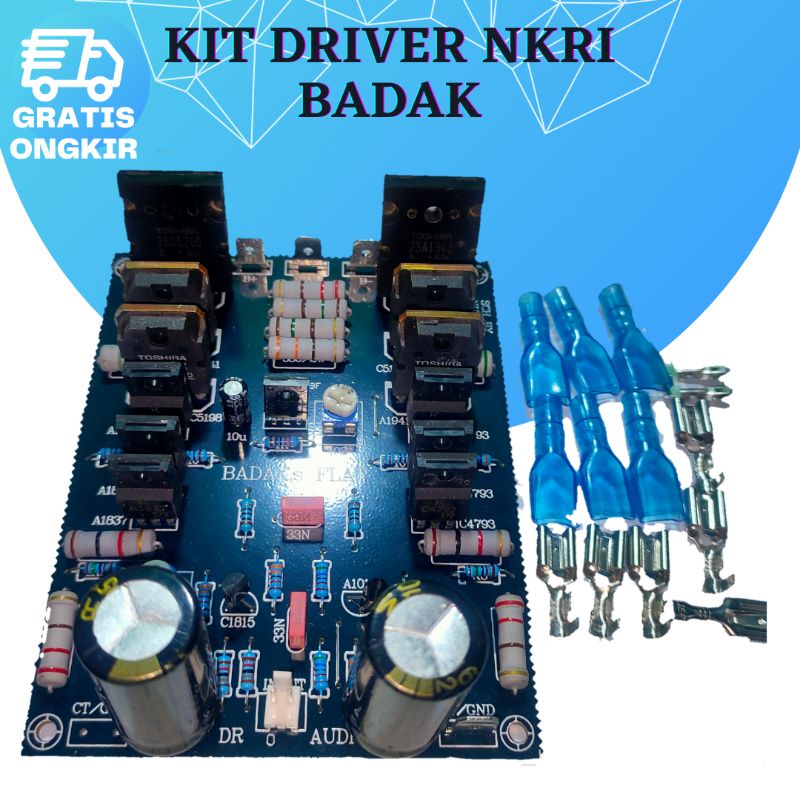 Jual Kit Driver power amplifier NKRI BADAK (komponen bagus) Shopee