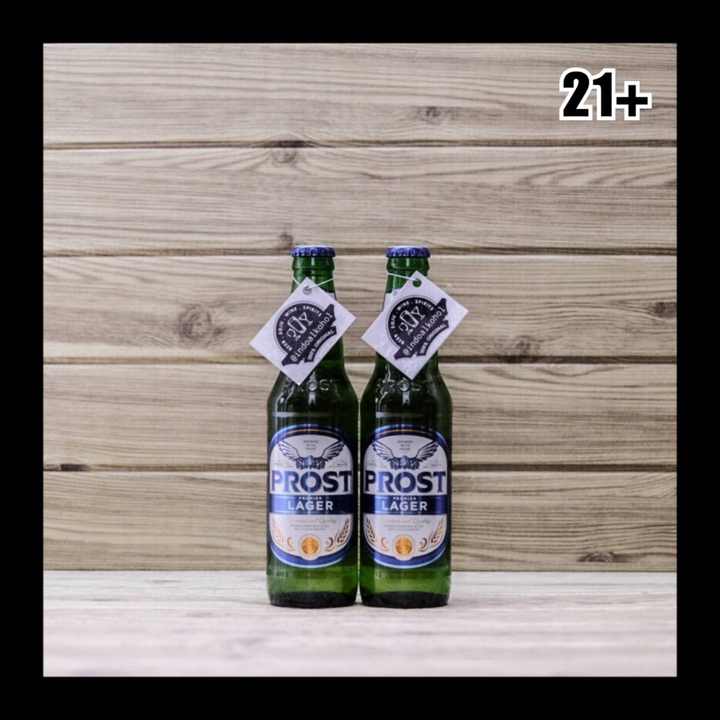 Jual Paket 2 Beer Prost Pint Lager 330ml Bir Botol Indoalkohol Original 100 Shopee Indonesia 1364