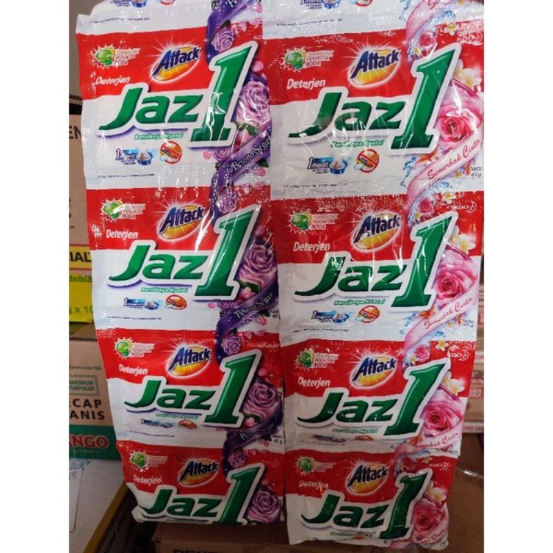 Jual Attack Jazz Jaz1 Deterjen Bubuk Renceng (isi 6) | Shopee Indonesia