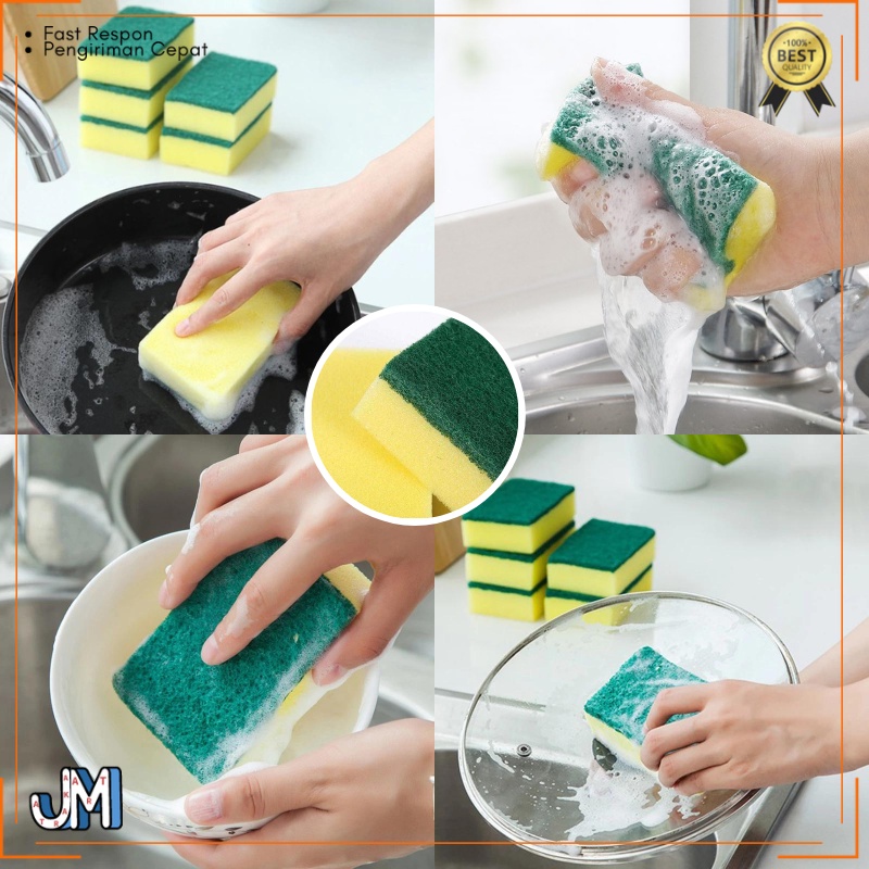 Jual Spons Cuci Piring Serbaguna Sponge Sabut Jaring Alat Dishwashing ...