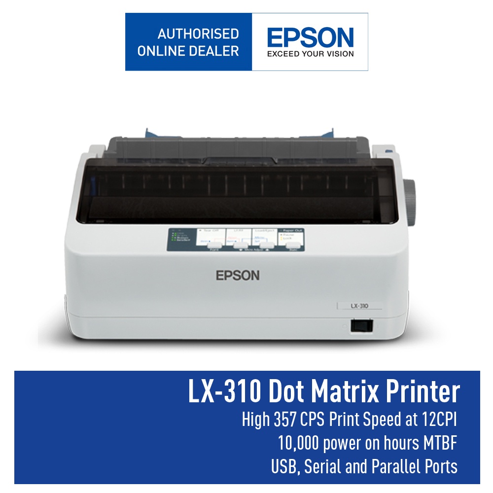 Jual Printer Epson Lx310 Epson Lx 310 Lx 310 Printer Dot Matrix Garansi Resmi Shopee Indonesia 6161