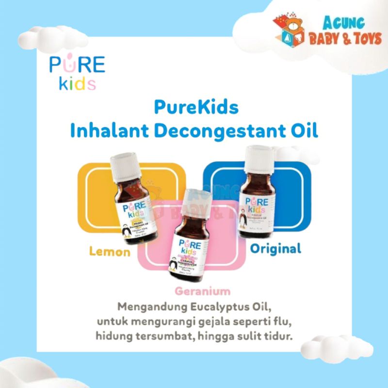 Jual Pure kids inhalant decongestant oil | Shopee Indonesia