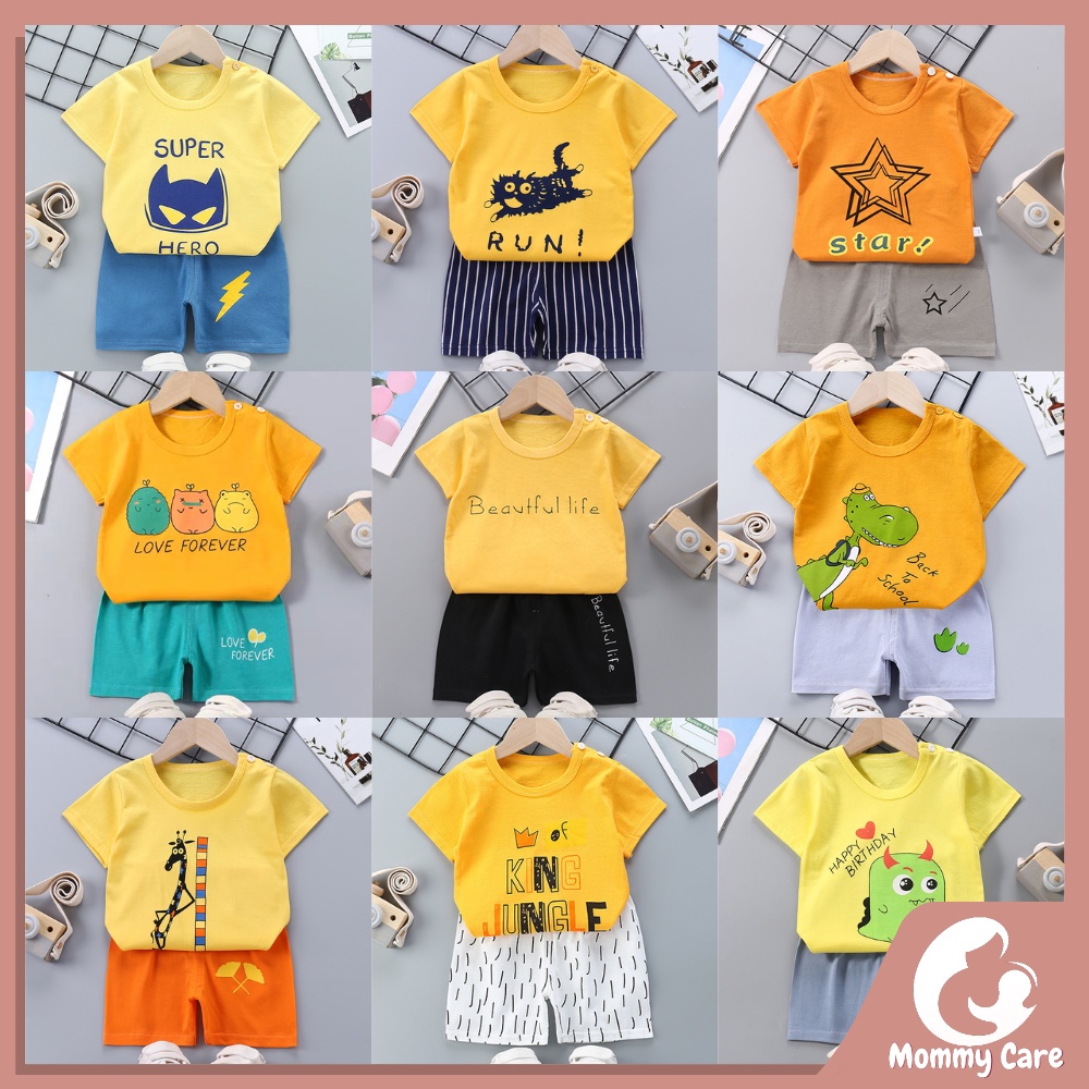 Jual Mommycare Setelan Pendek Anakbaju Setelan Bayisetelan Baju Bayi