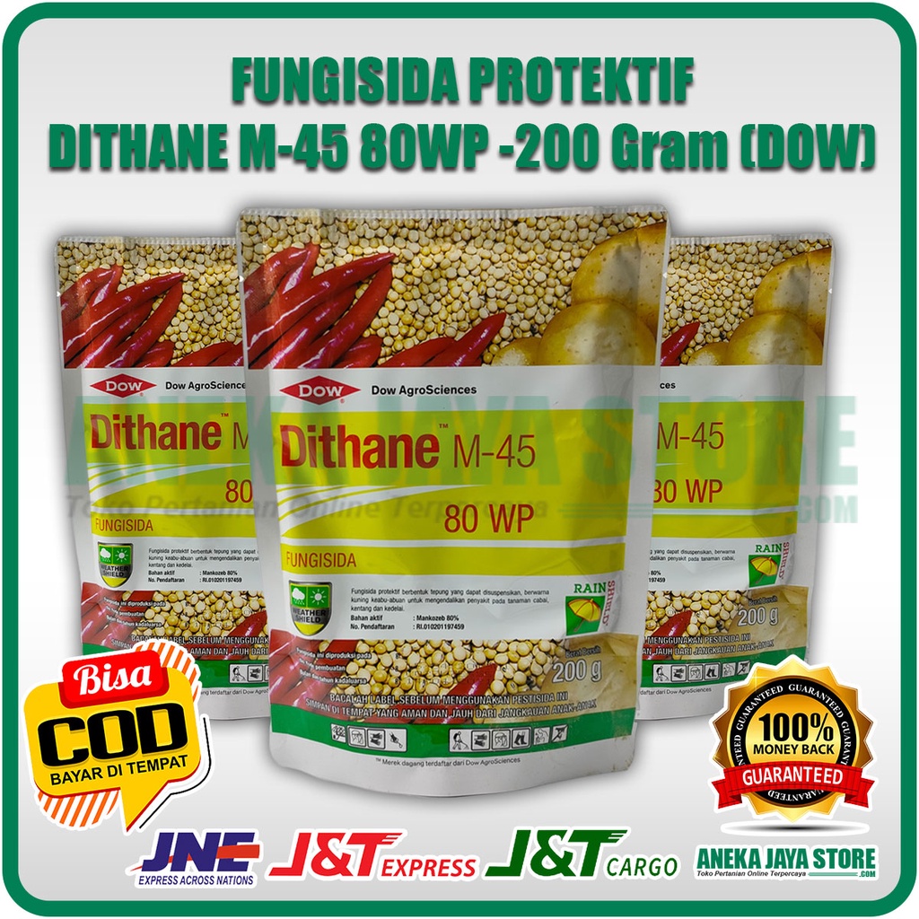 Jual Fungisida Dithane M-24 80WP - 200gram (DOW) | Shopee Indonesia