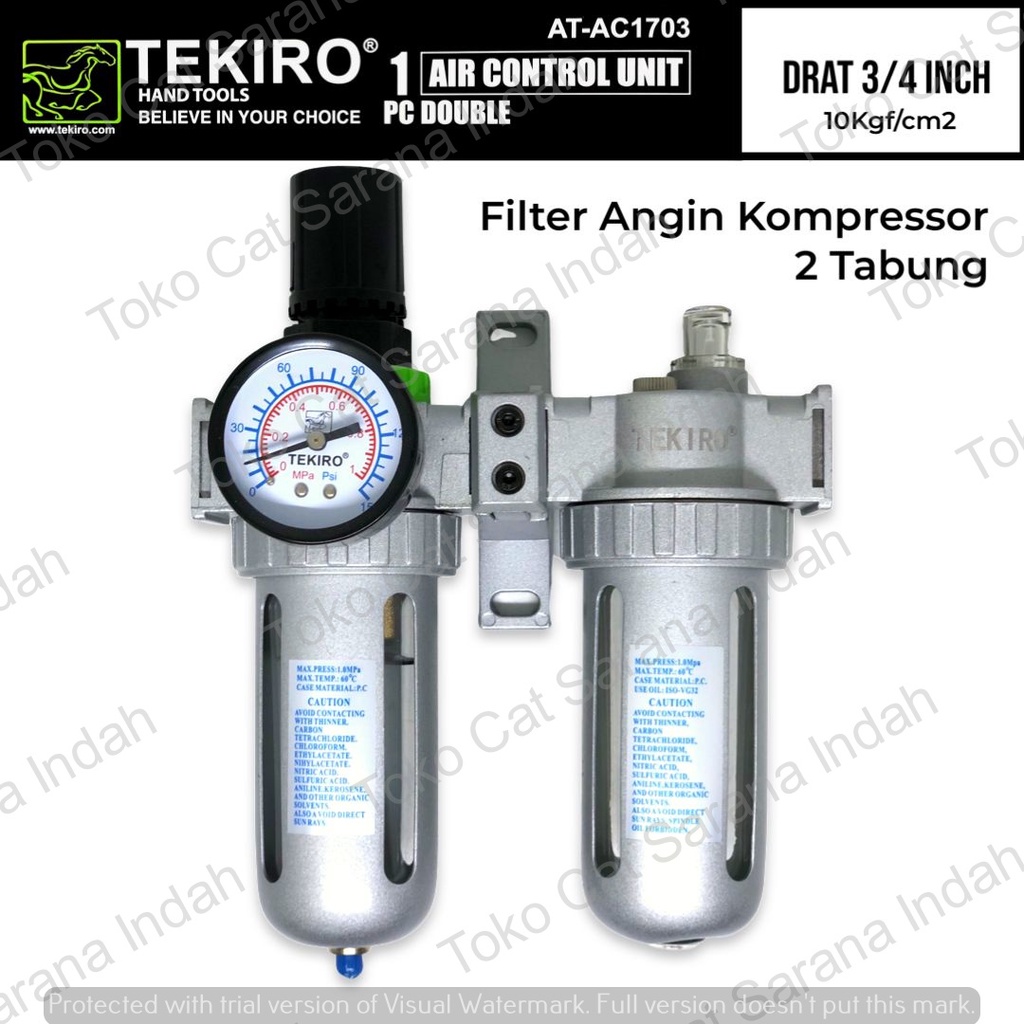 Jual TEKIRO Air Control Unit Regulator Air Filter Double TEKIRO AT ...