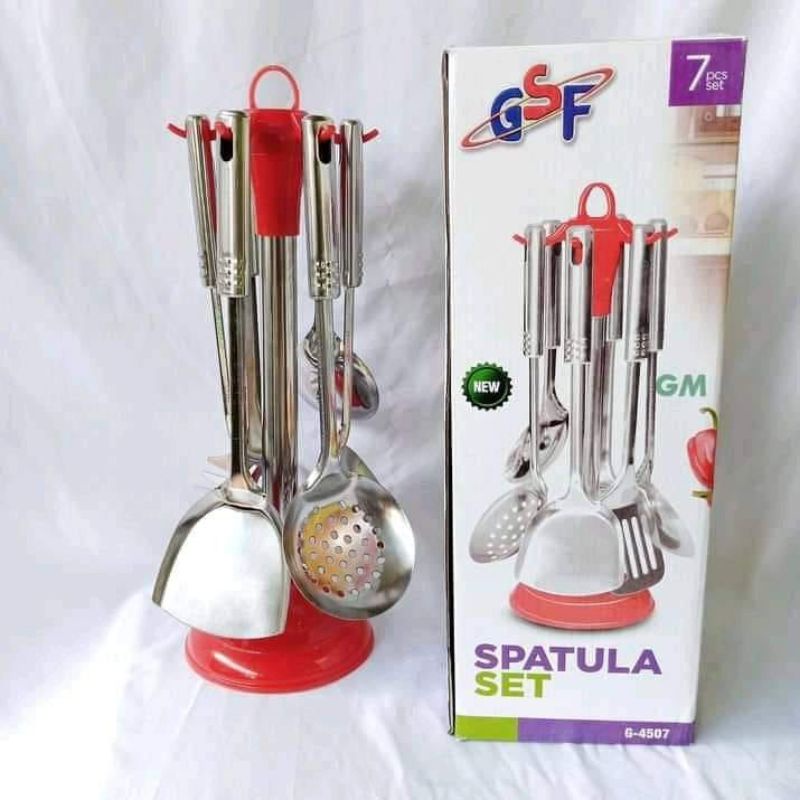 Jual SPATULA SET 7PCS / SPATULA SET GSF / SUTIL SET STAINLESS Shopee