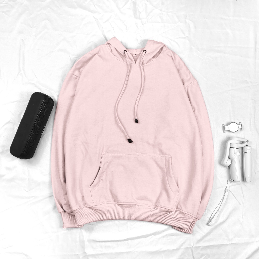 Jual Hoodie Pastel Color Oversize Polos Wanita Dan Pria Bahan Fleece