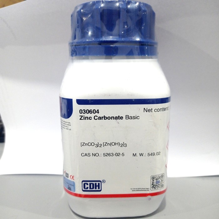 Jual ZINC CARBONATE BASIC / ZINC HYDROXIDE CARBONATE FOR ANALYSIS 500G
