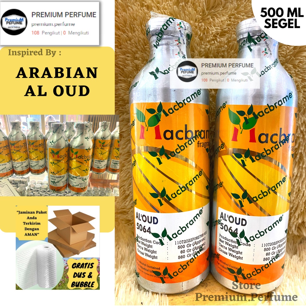 Jual AL OUD BY MACBRAME KEMASAN ORIGINAL SEGEL 500 ML SEARAH ARABIAN