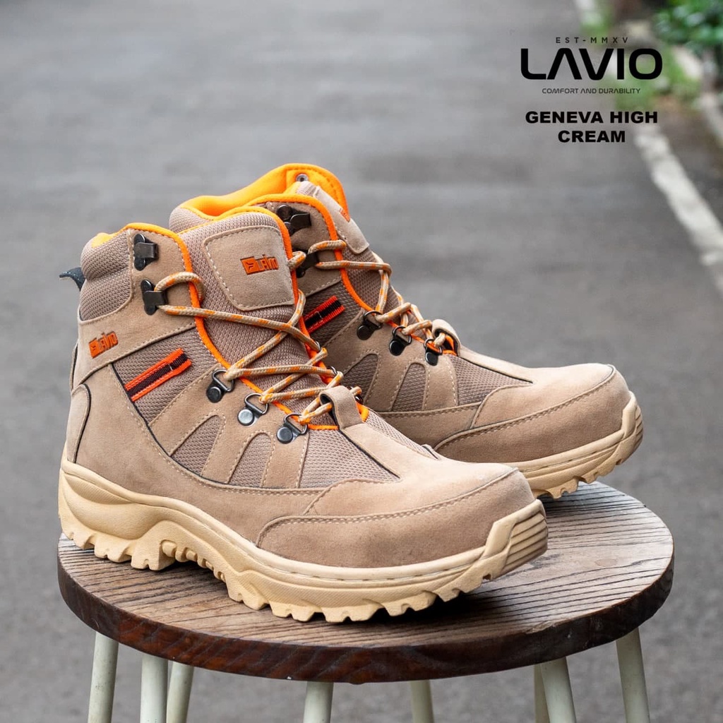 Jual Sepatu Safety Boots Tinggi Original Lavio Geneva High Kerja