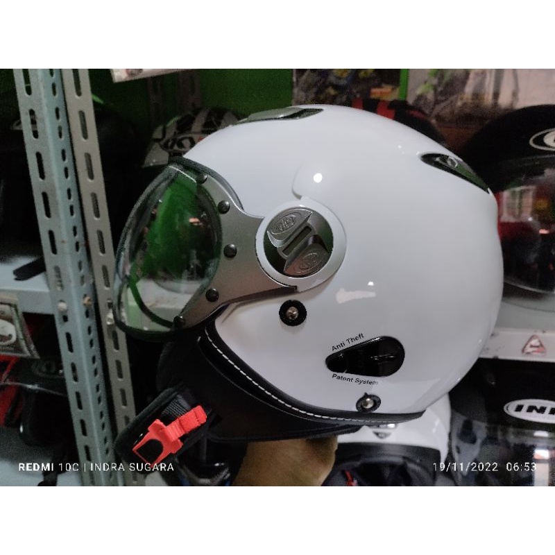 Jual Helm Retro KYT ELSICO putih mulus Shopee Indonesia