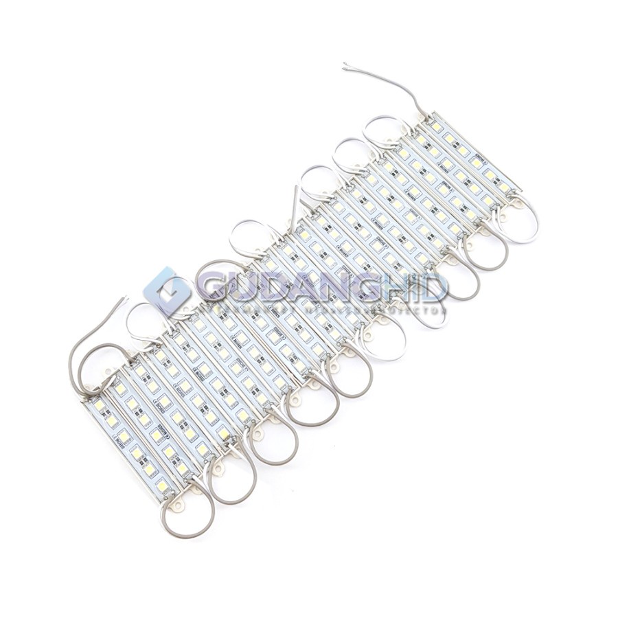 Jual LED Strip 6 Mata Module 12V Lampu Dekorasi Modul SMD 5050 IP65 ...