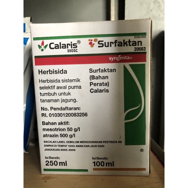 Jual Calaris 250 ml (herbisida selektif pada tanaman jagung) | Shopee ...