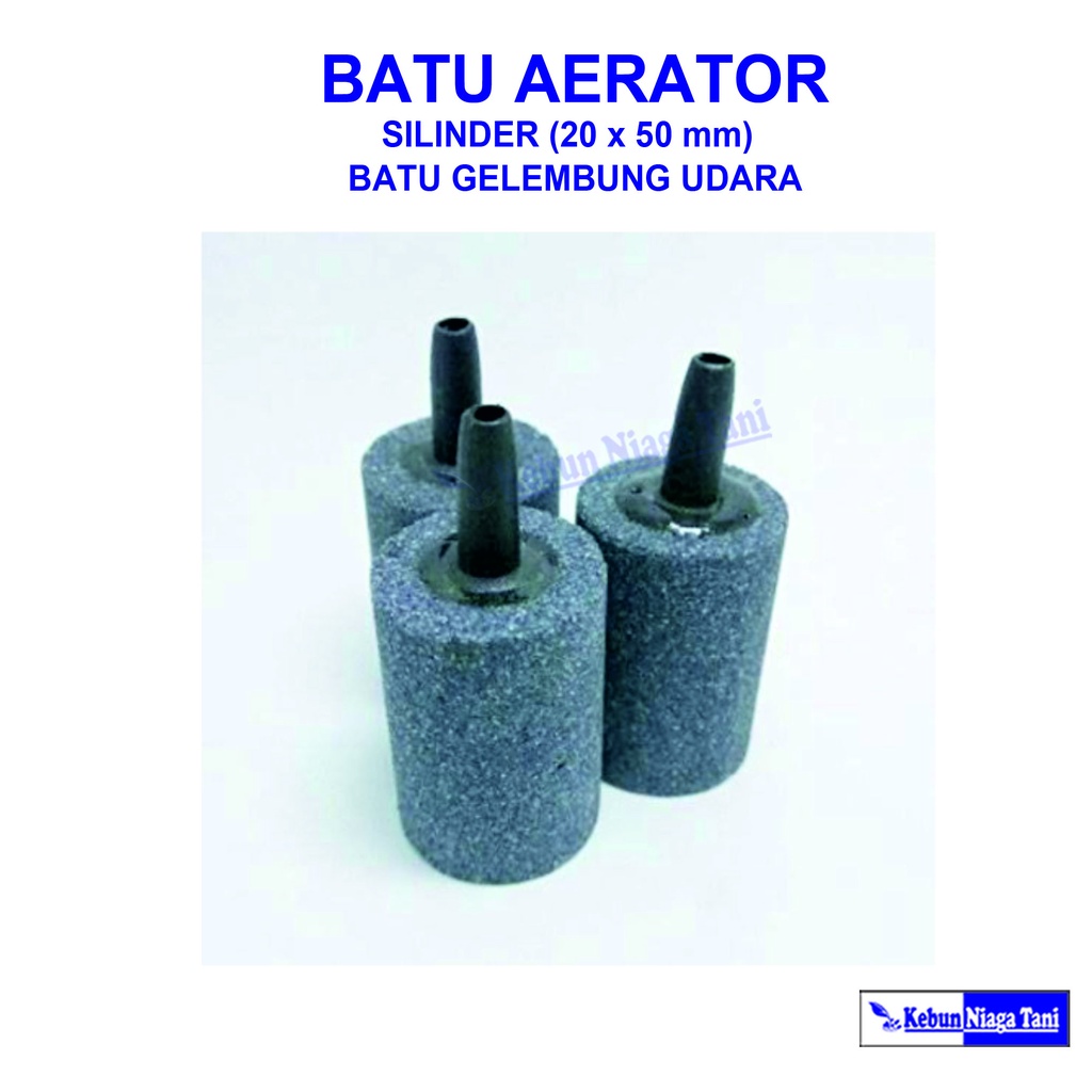 Jual Batu Aerator Silinder 20 x 50 mm - Air Stone - Batu Gelembung ...