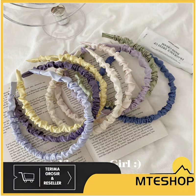 Jual Mte Bando Scrunchie Bando Kerut Korea Bando Wanita Shopee Indonesia 