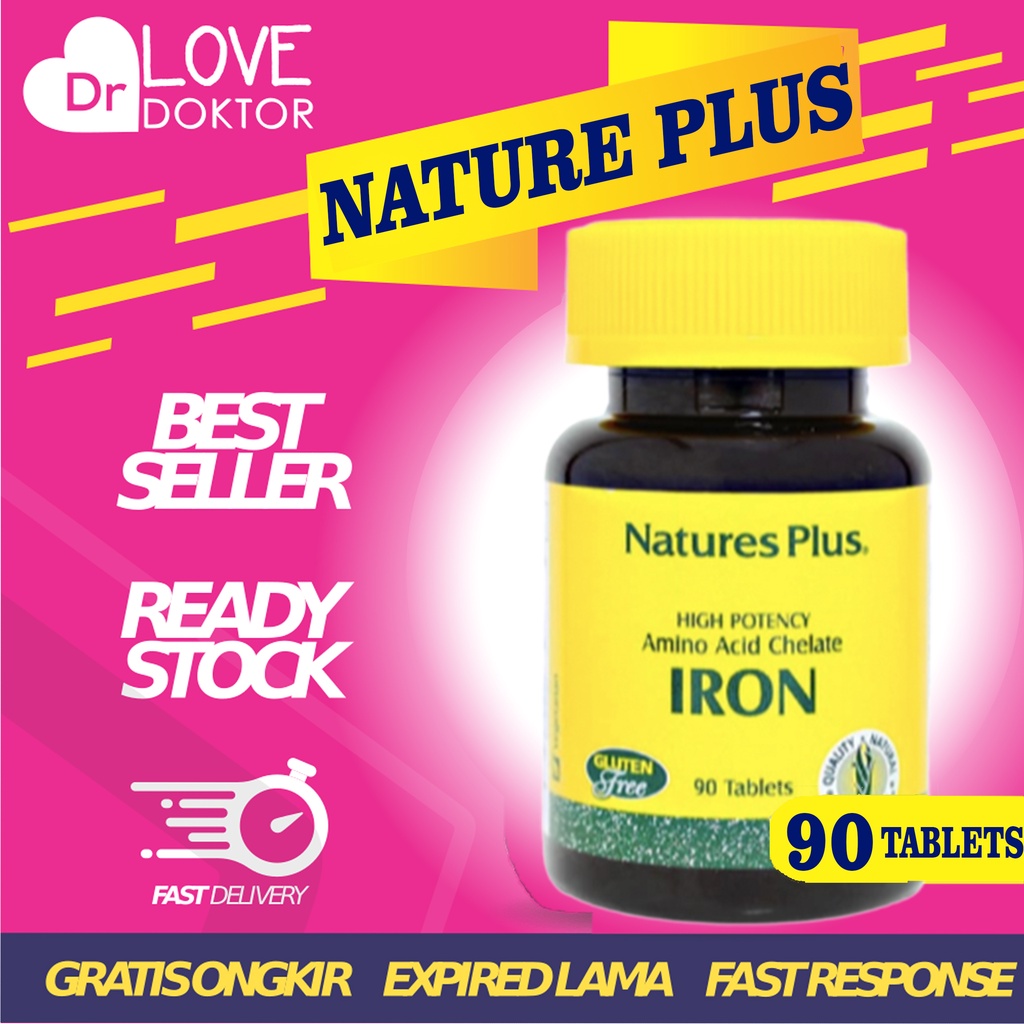 Jual NATURE'S NATURES NATURE PLUS IRON 20MG 20 MG IMUNITAS KEKEBALAN