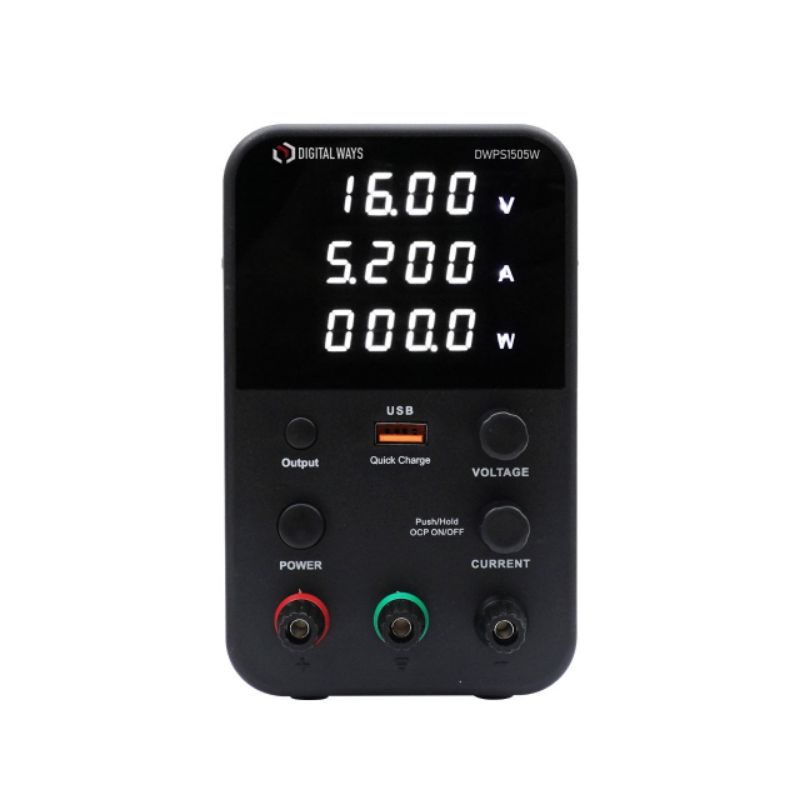 Jual POWER SUPPLY DC 15V / 5A DIGITAL WAYS PS1505W | Shopee Indonesia