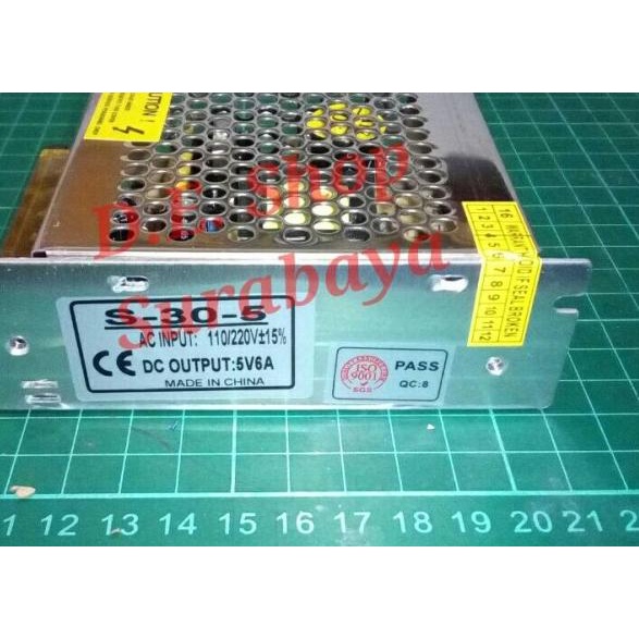 Jual Power Supply Switching 5V 6A u/ Arduino, LED Shopee Indonesia