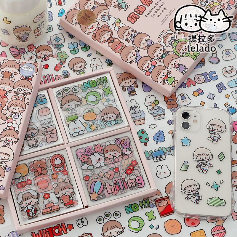 Jual 100 Lembar Sticker PET PVC Anti Air Aesthetic Dekor Tumblr/ Jurnal ...