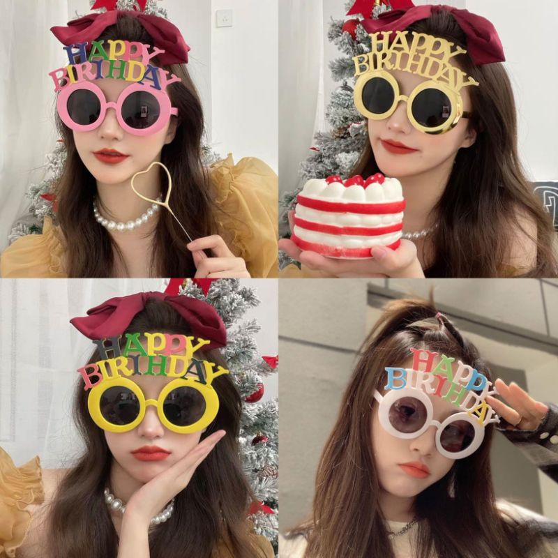 Jual KACAMATA ULANG TAHUN HAPPY BIRTHDAY | Shopee Indonesia