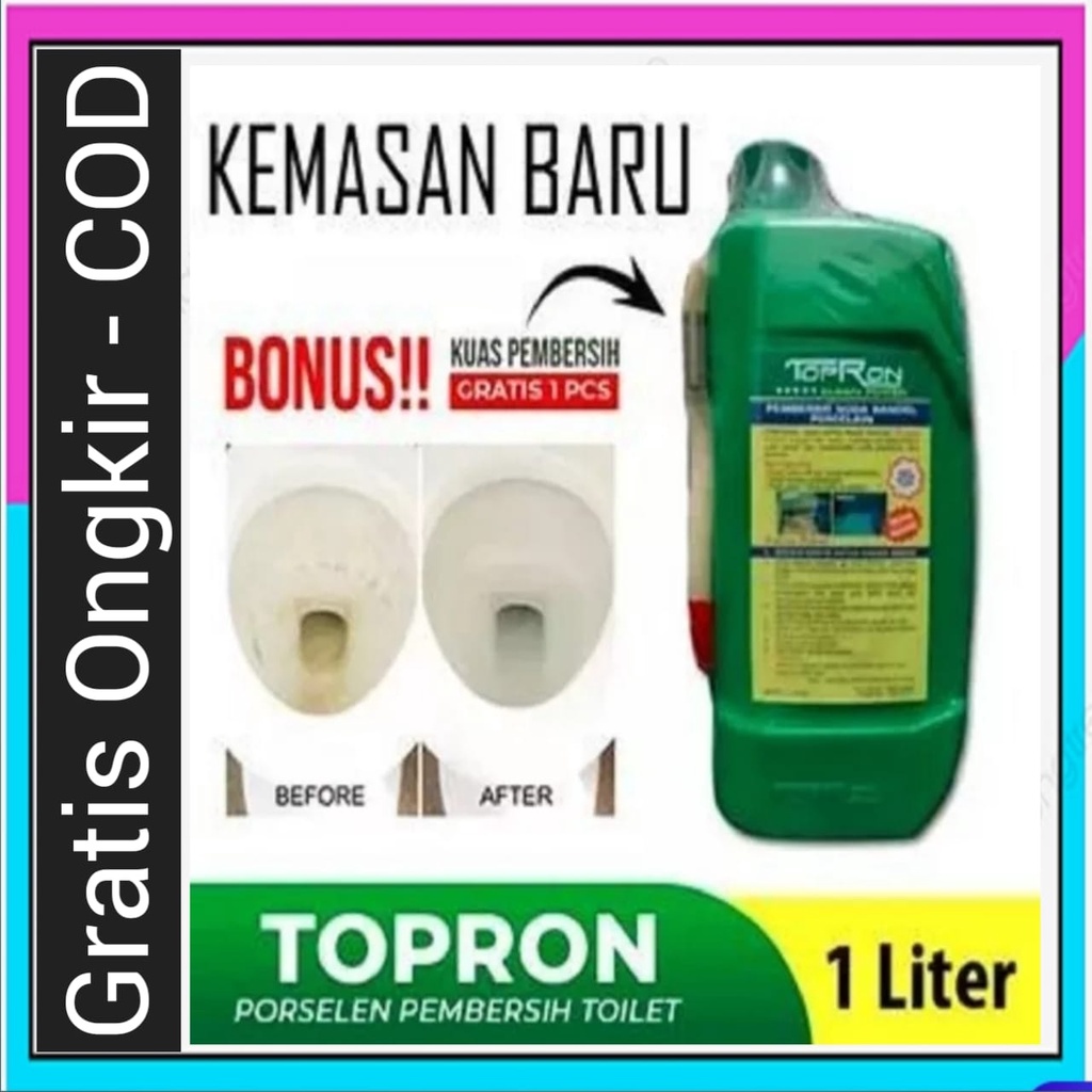 Jual Topron Clean Power 1 Liter Pembersih Lantai Kamar Mandi Toilet