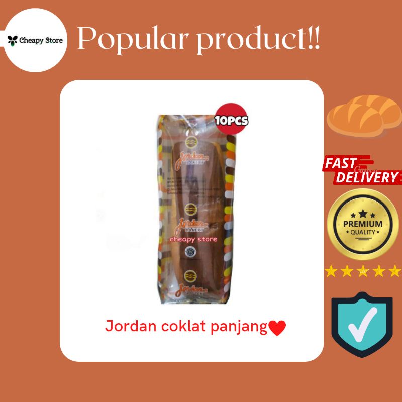 Jual Roti Isi Cokelat Panjang Isi 10pcs Jordan Bakery Shopee Indonesia