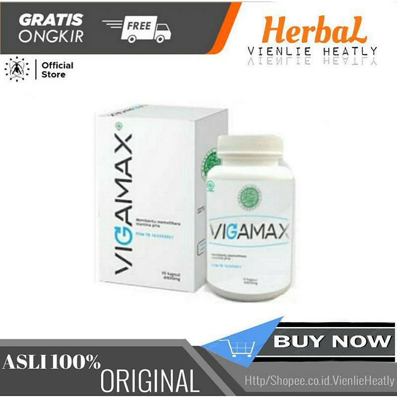 Jual Vigamax Asli Original Obat Herbal Pria Shopee Indonesia