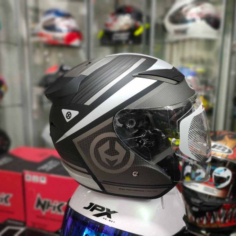 Jual NHK R1 ECTO BLACK SILVER DOFF | Shopee Indonesia
