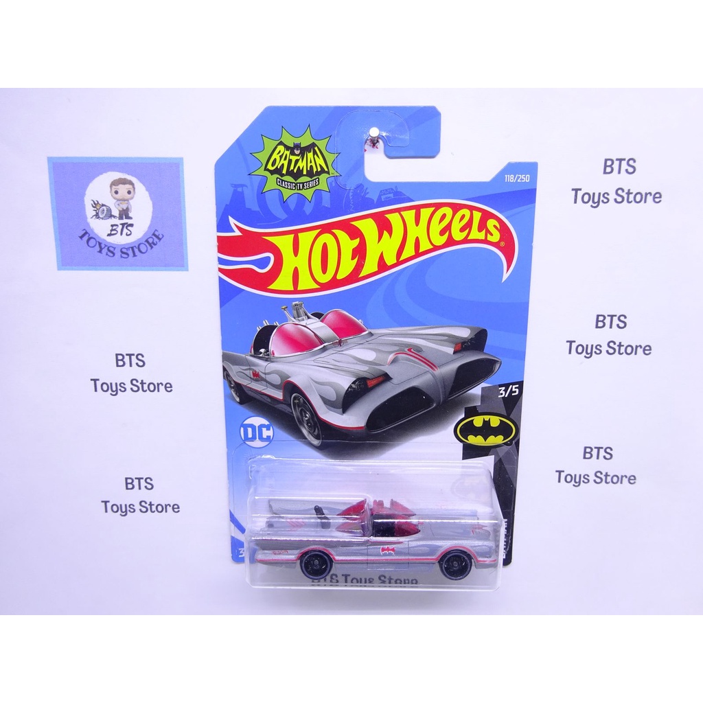 Jual Hot Wheels Reguler tv series batmobile silver | Shopee Indonesia