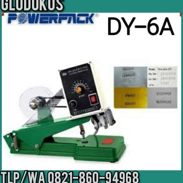 Jual Mesin Cetak Kode Expired Kadaluarsa Powerpack Dy 6A | Shopee Indonesia
