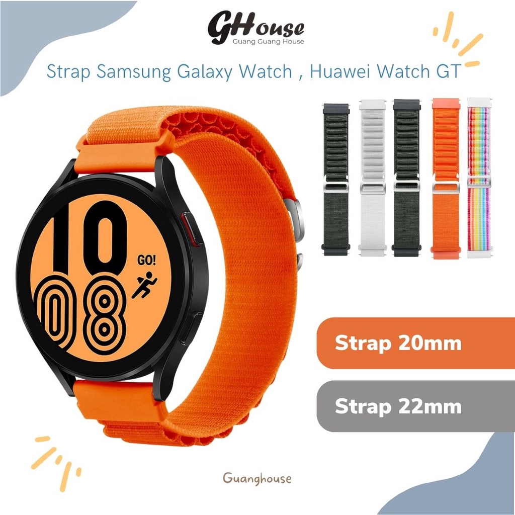 Jual Strap Alpine Loop Nylon Samsung Galaxy Watch / Huawei Watch GT ...