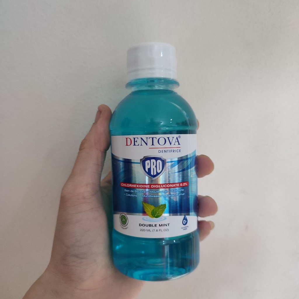 Jual Dentova Pro Mouthwash 220 ml 220ml / Obat Kumur / Gigi Sensitif