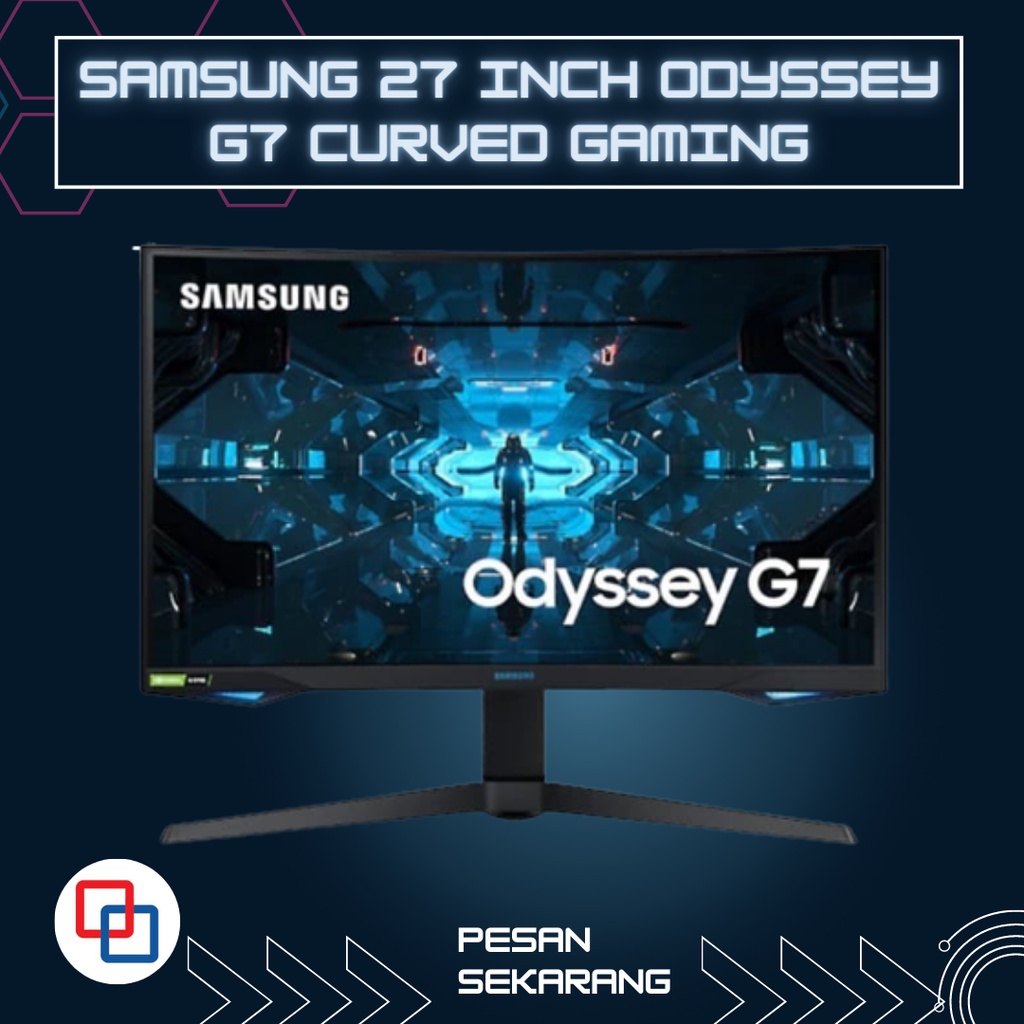 Jual Monitor Samsung 27 Inch ODYSSEY G7 Curved Gaming 1ms WQHD 240Hz ...