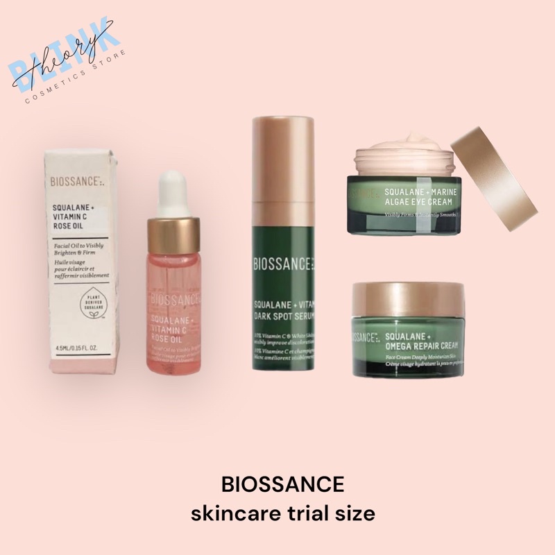 Jual BIOSSANCE SQUALANE vitamin c rose oil / dark spot / marine algae